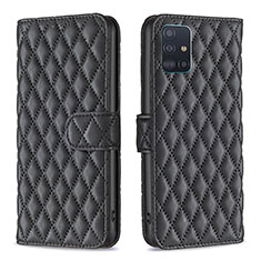 Funda de Cuero Cartera con Soporte Carcasa B11F para Samsung Galaxy M40S Negro