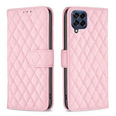 Funda de Cuero Cartera con Soporte Carcasa B11F para Samsung Galaxy M53 5G Oro Rosa