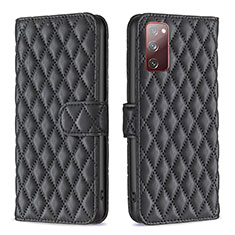 Funda de Cuero Cartera con Soporte Carcasa B11F para Samsung Galaxy S20 FE 5G Negro