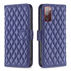 Funda de Cuero Cartera con Soporte Carcasa B11F para Samsung Galaxy S20 Lite 5G Azul