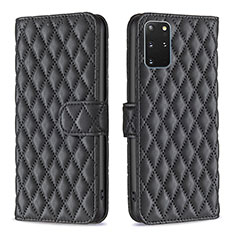 Funda de Cuero Cartera con Soporte Carcasa B11F para Samsung Galaxy S20 Plus Negro