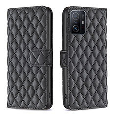 Funda de Cuero Cartera con Soporte Carcasa B11F para Xiaomi Mi 11T 5G Negro