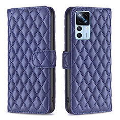 Funda de Cuero Cartera con Soporte Carcasa B11F para Xiaomi Mi 12T 5G Azul