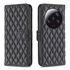 Funda de Cuero Cartera con Soporte Carcasa B11F para Xiaomi Mi 13 Ultra 5G Negro