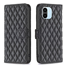 Funda de Cuero Cartera con Soporte Carcasa B11F para Xiaomi Poco C50 Negro