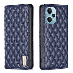 Funda de Cuero Cartera con Soporte Carcasa B11F para Xiaomi Poco F5 5G Azul