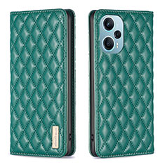 Funda de Cuero Cartera con Soporte Carcasa B11F para Xiaomi Poco F5 5G Verde