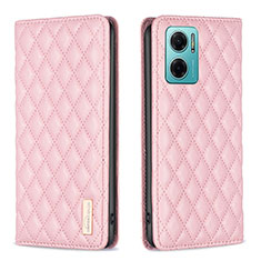 Funda de Cuero Cartera con Soporte Carcasa B11F para Xiaomi Redmi 10 5G Oro Rosa