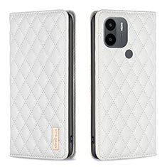 Funda de Cuero Cartera con Soporte Carcasa B11F para Xiaomi Redmi A1 Plus Blanco