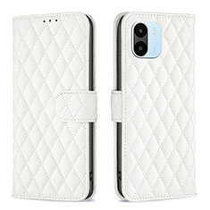 Funda de Cuero Cartera con Soporte Carcasa B11F para Xiaomi Redmi A2 Plus Blanco