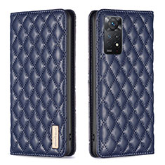 Funda de Cuero Cartera con Soporte Carcasa B11F para Xiaomi Redmi Note 11 Pro 4G Azul