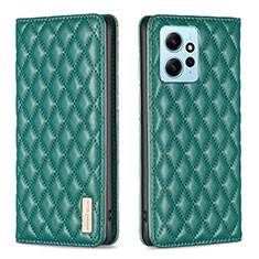 Funda de Cuero Cartera con Soporte Carcasa B11F para Xiaomi Redmi Note 12 4G Verde