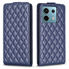 Funda de Cuero Cartera con Soporte Carcasa B11F para Xiaomi Redmi Note 13 Pro 5G Azul