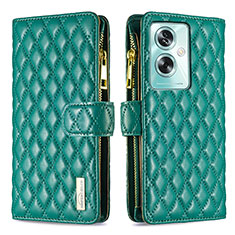 Funda de Cuero Cartera con Soporte Carcasa B12F para Oppo A2 5G Verde