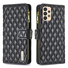 Funda de Cuero Cartera con Soporte Carcasa B12F para Samsung Galaxy A33 5G Negro