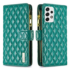 Funda de Cuero Cartera con Soporte Carcasa B12F para Samsung Galaxy A53 5G Verde