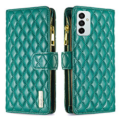 Funda de Cuero Cartera con Soporte Carcasa B12F para Samsung Galaxy M23 5G Verde