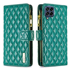 Funda de Cuero Cartera con Soporte Carcasa B12F para Samsung Galaxy M53 5G Verde