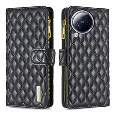 Funda de Cuero Cartera con Soporte Carcasa B12F para Xiaomi Civi 3 5G Negro