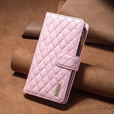 Funda de Cuero Cartera con Soporte Carcasa B12F para Xiaomi Poco C65 Oro Rosa