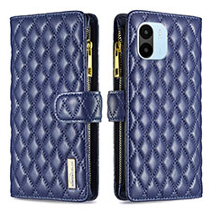 Funda de Cuero Cartera con Soporte Carcasa B12F para Xiaomi Redmi A2 Plus Azul