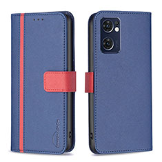 Funda de Cuero Cartera con Soporte Carcasa B13F para OnePlus Nord CE 2 5G Azul