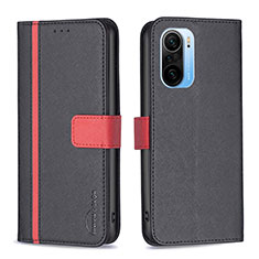 Funda de Cuero Cartera con Soporte Carcasa B13F para Xiaomi Mi 11X Pro 5G Negro