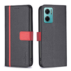 Funda de Cuero Cartera con Soporte Carcasa B13F para Xiaomi Redmi 10 Prime Plus 5G Negro