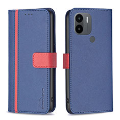 Funda de Cuero Cartera con Soporte Carcasa B13F para Xiaomi Redmi A1 Plus Azul