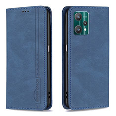 Funda de Cuero Cartera con Soporte Carcasa B15F para Realme 9 5G Azul