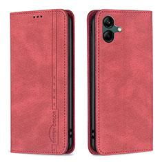 Funda de Cuero Cartera con Soporte Carcasa B15F para Samsung Galaxy A04E Rojo