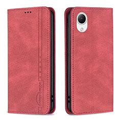 Funda de Cuero Cartera con Soporte Carcasa B15F para Samsung Galaxy A23e 5G Rojo