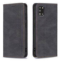 Funda de Cuero Cartera con Soporte Carcasa B15F para Samsung Galaxy A31 Negro