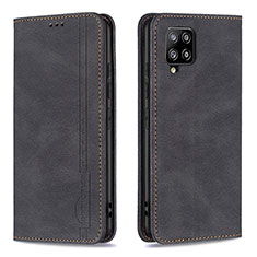 Funda de Cuero Cartera con Soporte Carcasa B15F para Samsung Galaxy A42 5G Negro