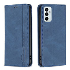 Funda de Cuero Cartera con Soporte Carcasa B15F para Samsung Galaxy F23 5G Azul