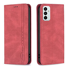 Funda de Cuero Cartera con Soporte Carcasa B15F para Samsung Galaxy F23 5G Rojo