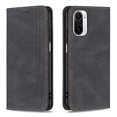 Funda de Cuero Cartera con Soporte Carcasa B15F para Xiaomi Mi 11i 5G Negro