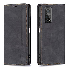 Funda de Cuero Cartera con Soporte Carcasa B15F para Xiaomi Redmi K30S 5G Negro