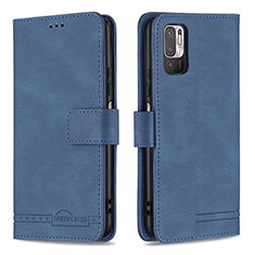 Funda de Cuero Cartera con Soporte Carcasa B15F para Xiaomi Redmi Note 11 SE 5G Azul