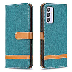 Funda de Cuero Cartera con Soporte Carcasa B16F para Samsung Galaxy F54 5G Verde