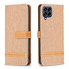 Funda de Cuero Cartera con Soporte Carcasa B16F para Samsung Galaxy M53 5G Oro