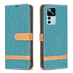 Funda de Cuero Cartera con Soporte Carcasa B16F para Xiaomi Mi 12T 5G Verde