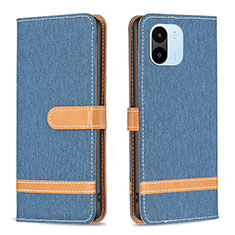 Funda de Cuero Cartera con Soporte Carcasa B16F para Xiaomi Redmi A1 Azul