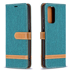 Funda de Cuero Cartera con Soporte Carcasa B16F para Xiaomi Redmi Note 10 Pro 4G Verde