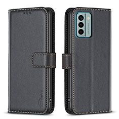 Funda de Cuero Cartera con Soporte Carcasa B17F para Nokia G22 Negro