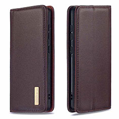 Funda de Cuero Cartera con Soporte Carcasa B17F para Samsung Galaxy Note 20 Ultra 5G Marron