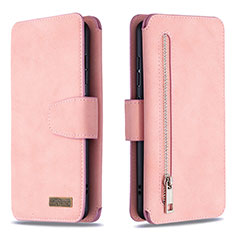 Funda de Cuero Cartera con Soporte Carcasa B18F para Samsung Galaxy A51 5G Oro Rosa