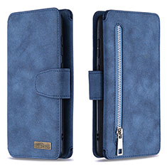 Funda de Cuero Cartera con Soporte Carcasa B18F para Samsung Galaxy Note 10 Lite Azul