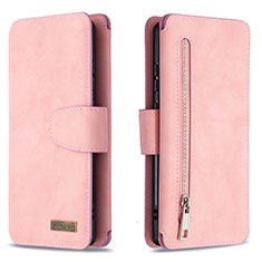 Funda de Cuero Cartera con Soporte Carcasa B18F para Samsung Galaxy Note 20 5G Oro Rosa