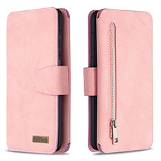 Funda de Cuero Cartera con Soporte Carcasa B18F para Samsung Galaxy S20 Plus Oro Rosa